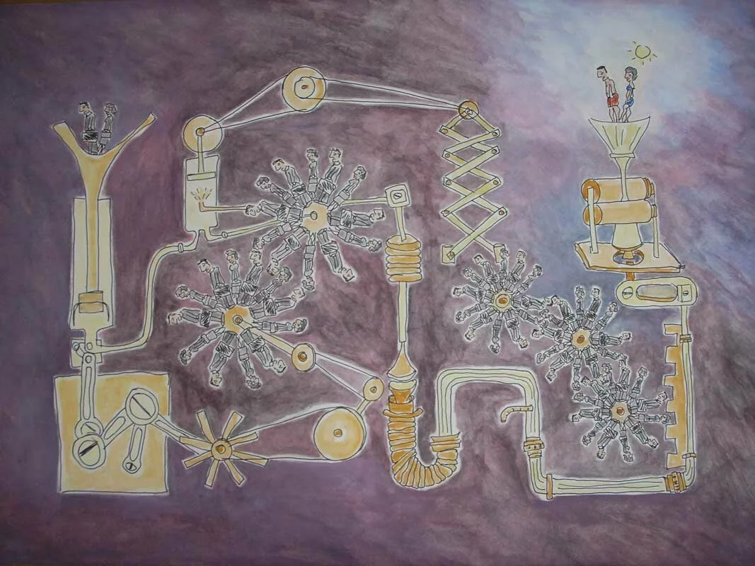 A holiday-making machine