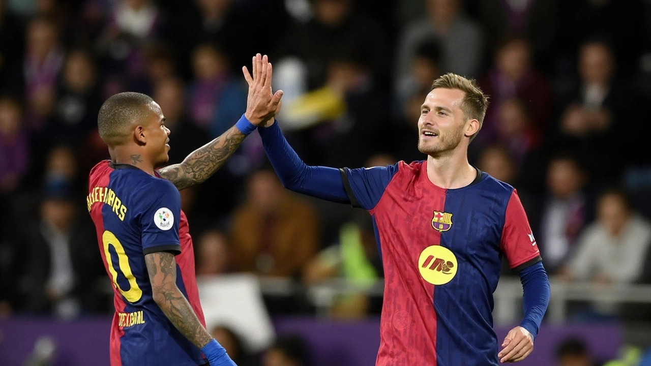 Barcelona Crushes Real Valladolid 7-0 in LaLiga Opener: Olmo and Raphinha Shine