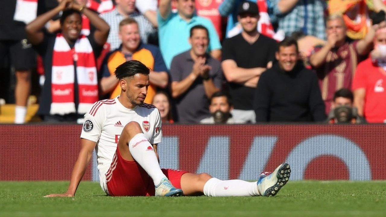 William Saliba injury rocks Arsenal minutes into Liverpool title clash at Anfield